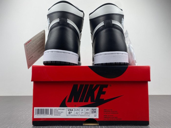 AIR JORDAN 1 RETRO HIGH ''85 OG ''BLACK WHITE'' BQ4422-001