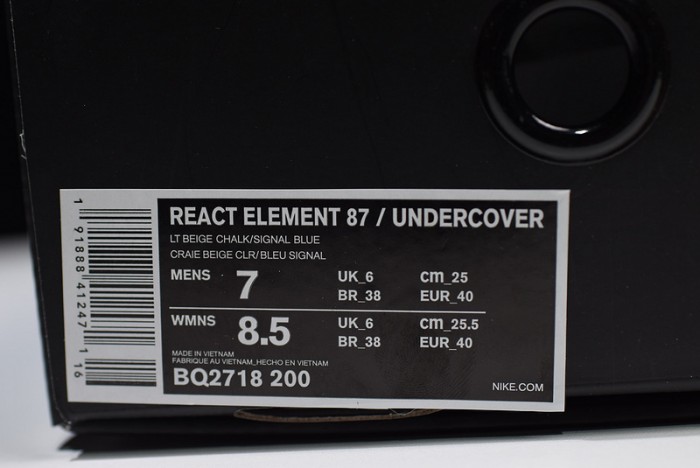 Undercover x React Element 87