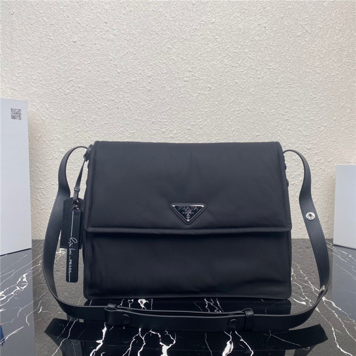 Pra*a medium padded nylon shoulder bag