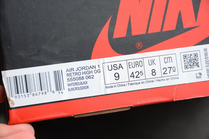 Jordan 1 Retro High Bloodline - 555088-062