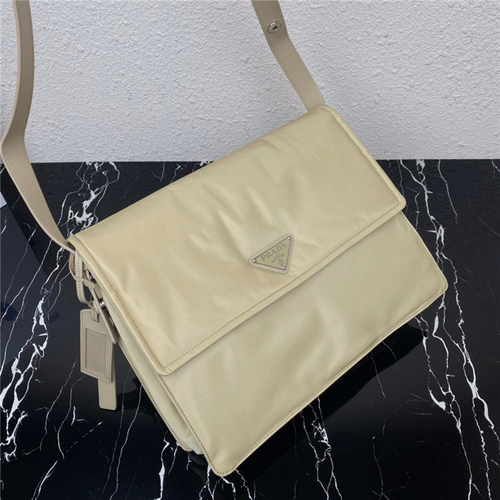 Pra*a medium padded nylon shoulder bag
