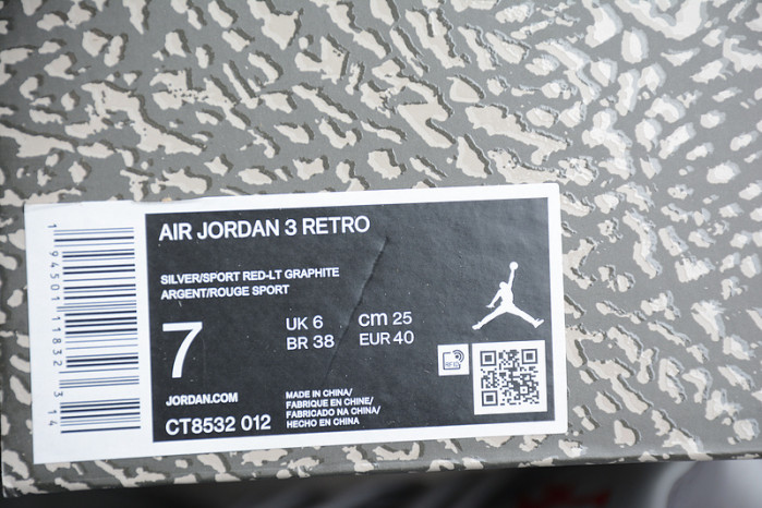 Air Jordan 3 "Cool Grey"(2021) CT8532-012