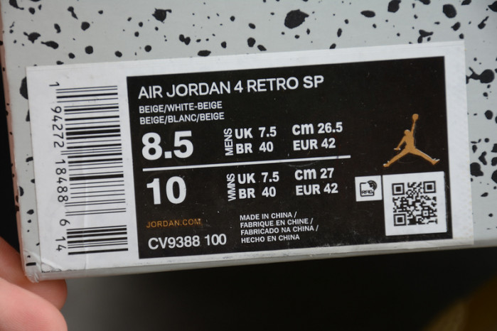 Off White X Nike Air Jordan 4 SP