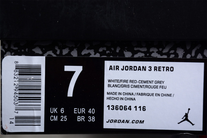 AIR JORDAN 3 RETRO