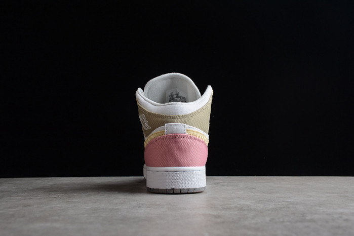 AIR JORDAN 1 MID SE Pastel Vivid Green Grind DJ0338-100