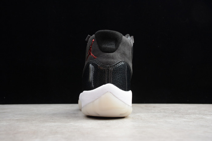 JORDAN 11 RETRO BP "72-10" black mens 378037-002
